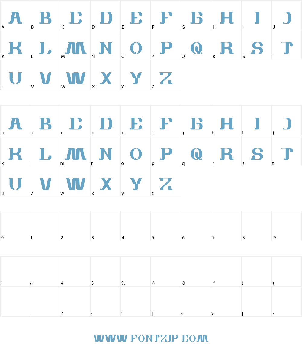 white sock Font Character